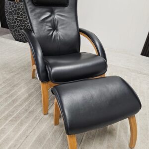 Brunstad Delta Legend lenestol med krakk - Bilde 10