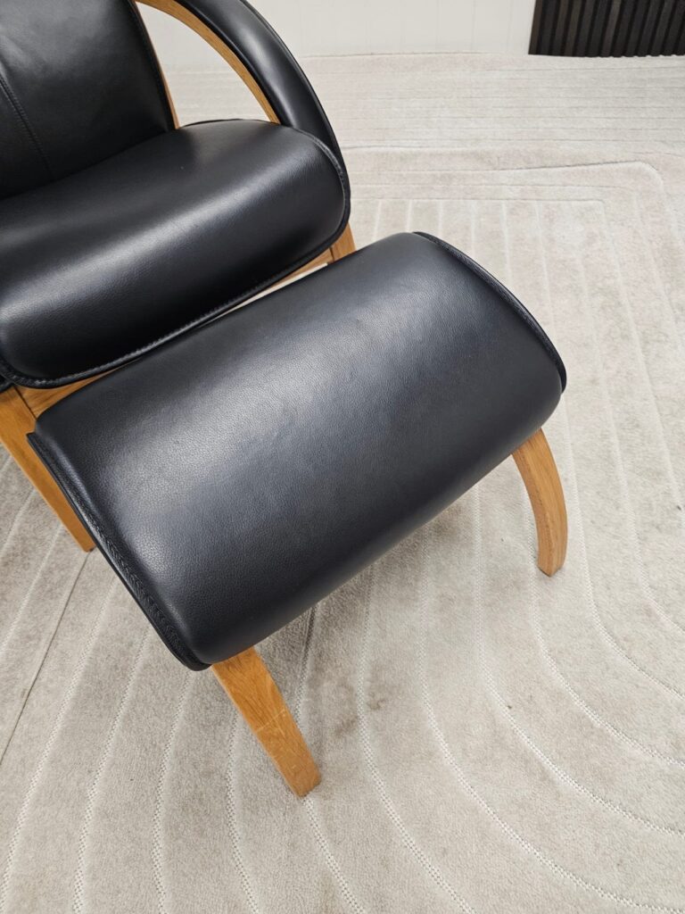 Brunstad Delta Legend lenestol med krakk