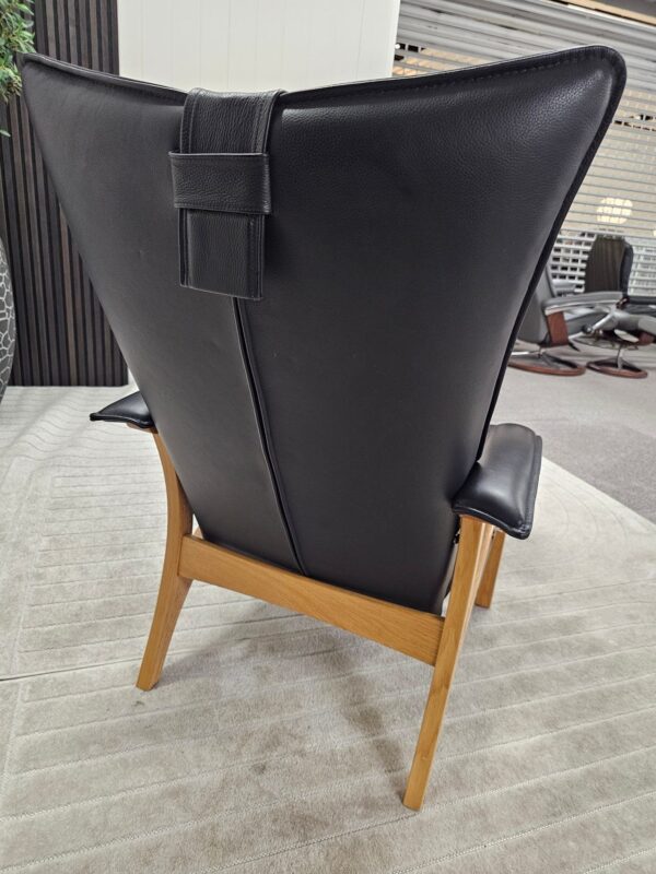 Brunstad Delta Legend lenestol med krakk
