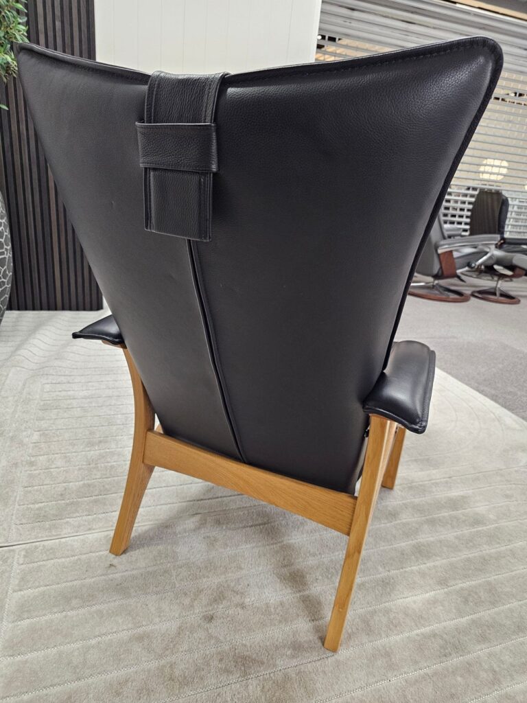 Brunstad Delta Legend lenestol med krakk