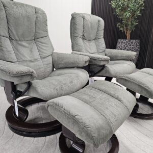 2 stk. Stressless Mayfair lenestoler med krakk - Bilde 12