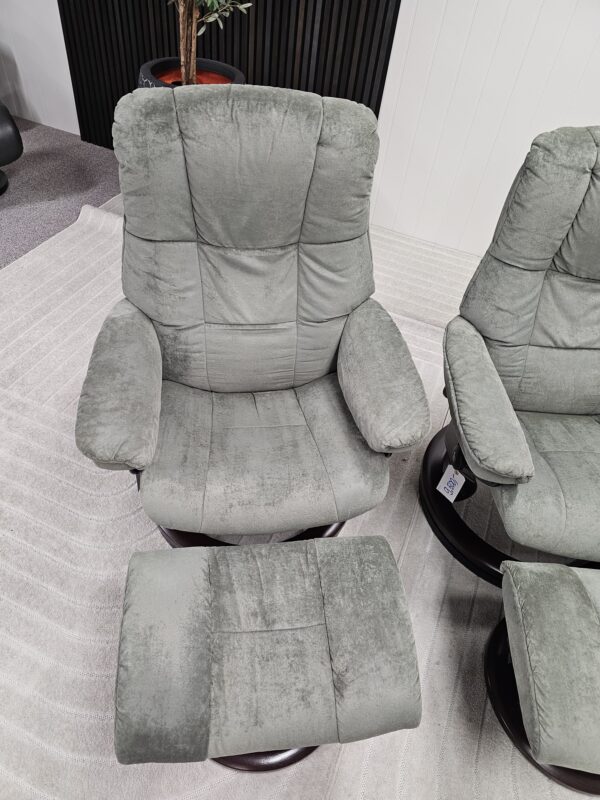 2 stk. Stressless Mayfair lenestoler med krakk