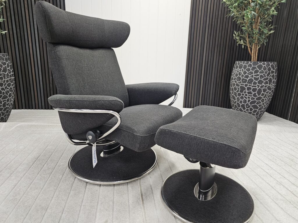 Stressless Jazz lenestol med krakk