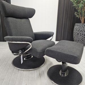 Stressless Jazz lenestol med krakk