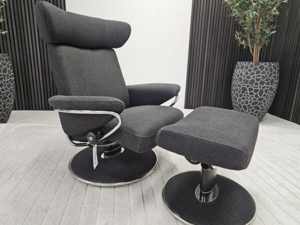 Stressless Jazz lenestol med krakk