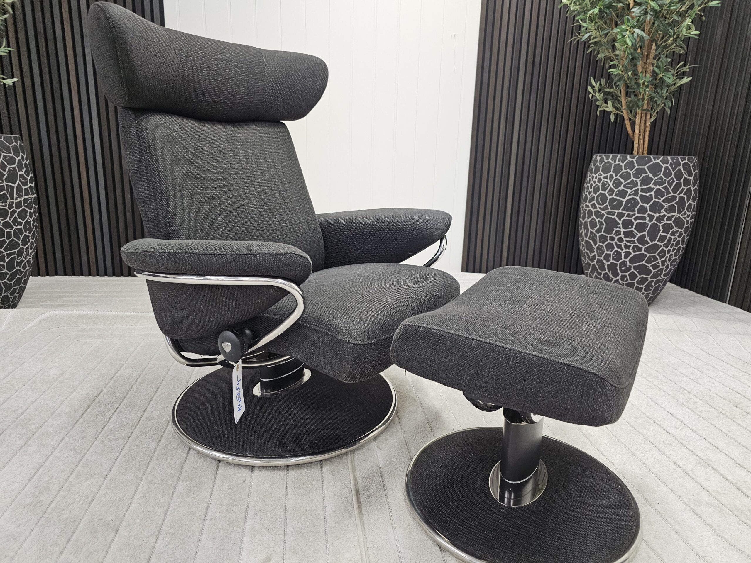 Stressless Jazz lenestol med krakk - Bilde 1