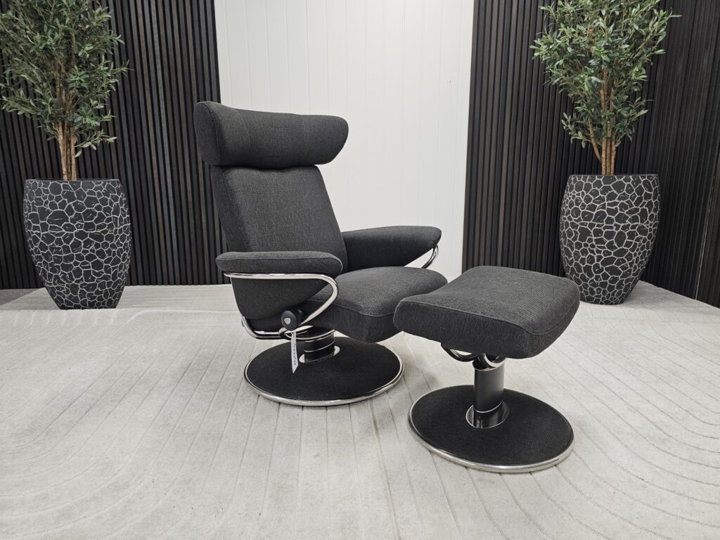 Stressless Jazz lenestol med krakk