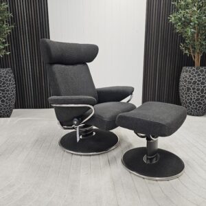 Stressless Jazz lenestol med krakk - Bilde 3