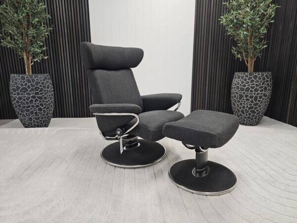 Stressless Jazz lenestol med krakk