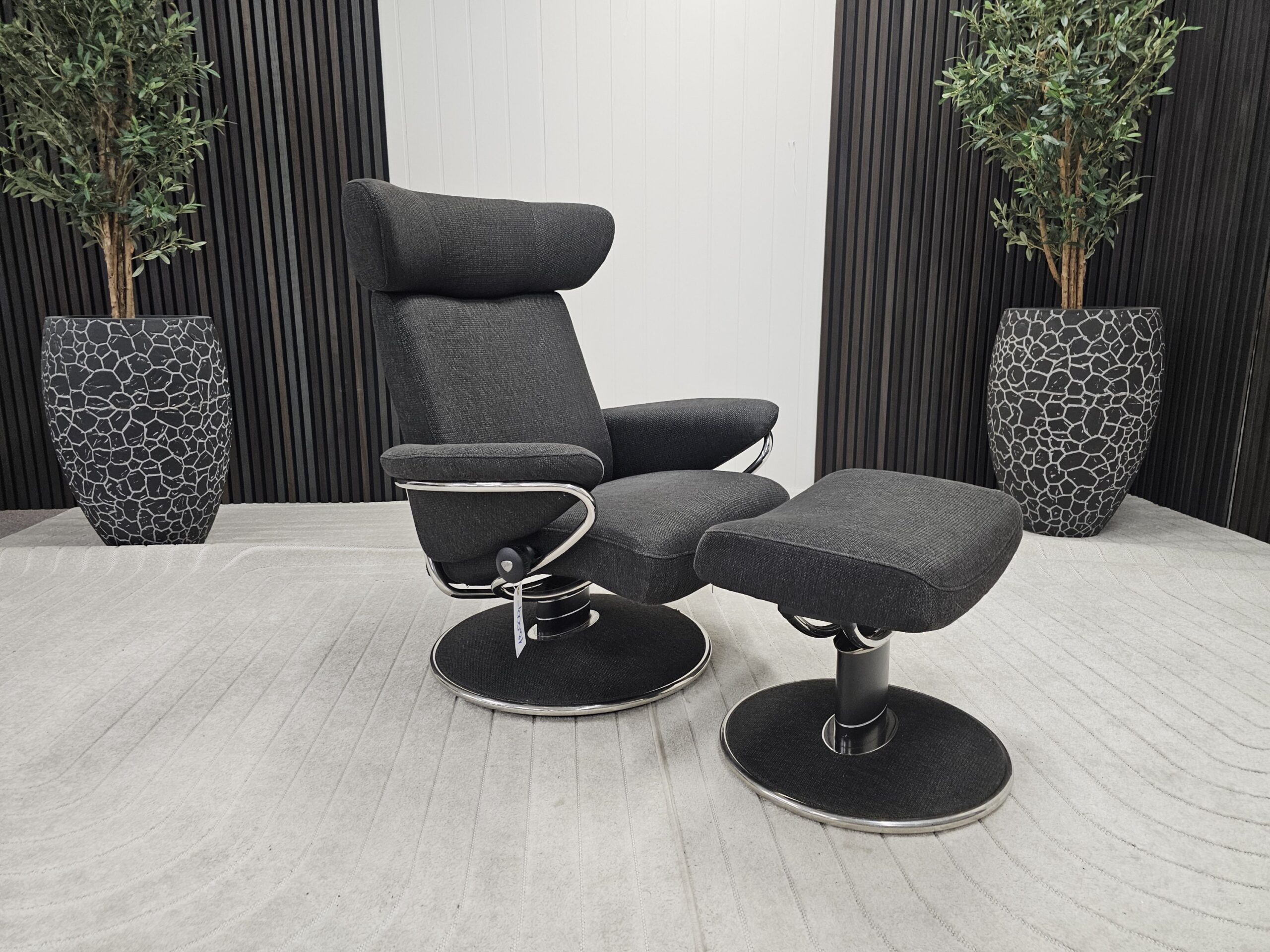 Stressless Jazz lenestol med krakk - Bilde 3