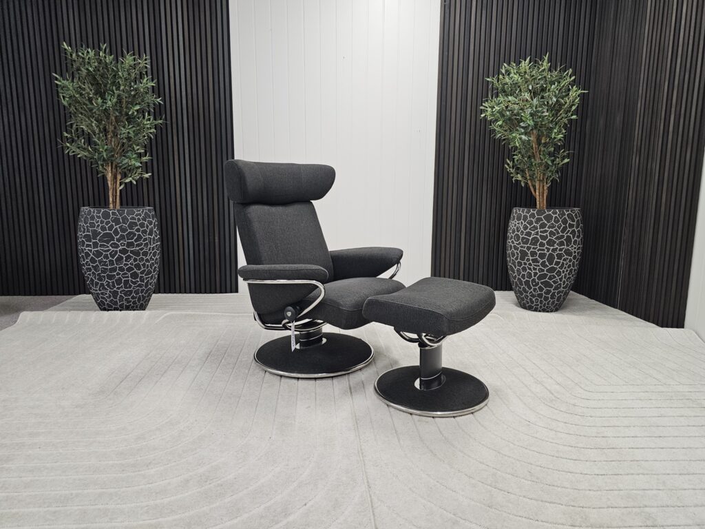 Stressless Jazz lenestol med krakk