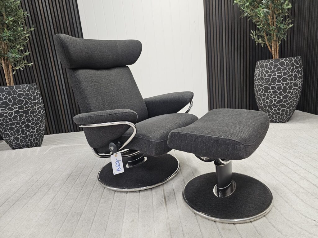 Stressless Jazz lenestol med krakk