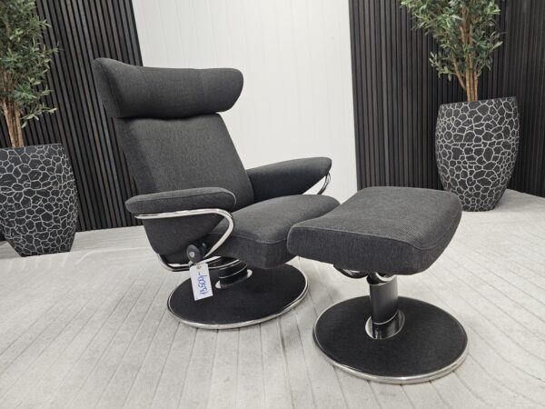 Stressless Jazz lenestol med krakk