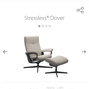 Stressless Dover lenestol med krakk - Bilde 2