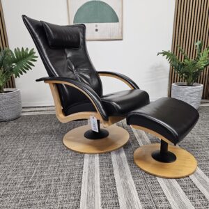 Brunstad Delta Swing lenestol med krakk - Bilde 13