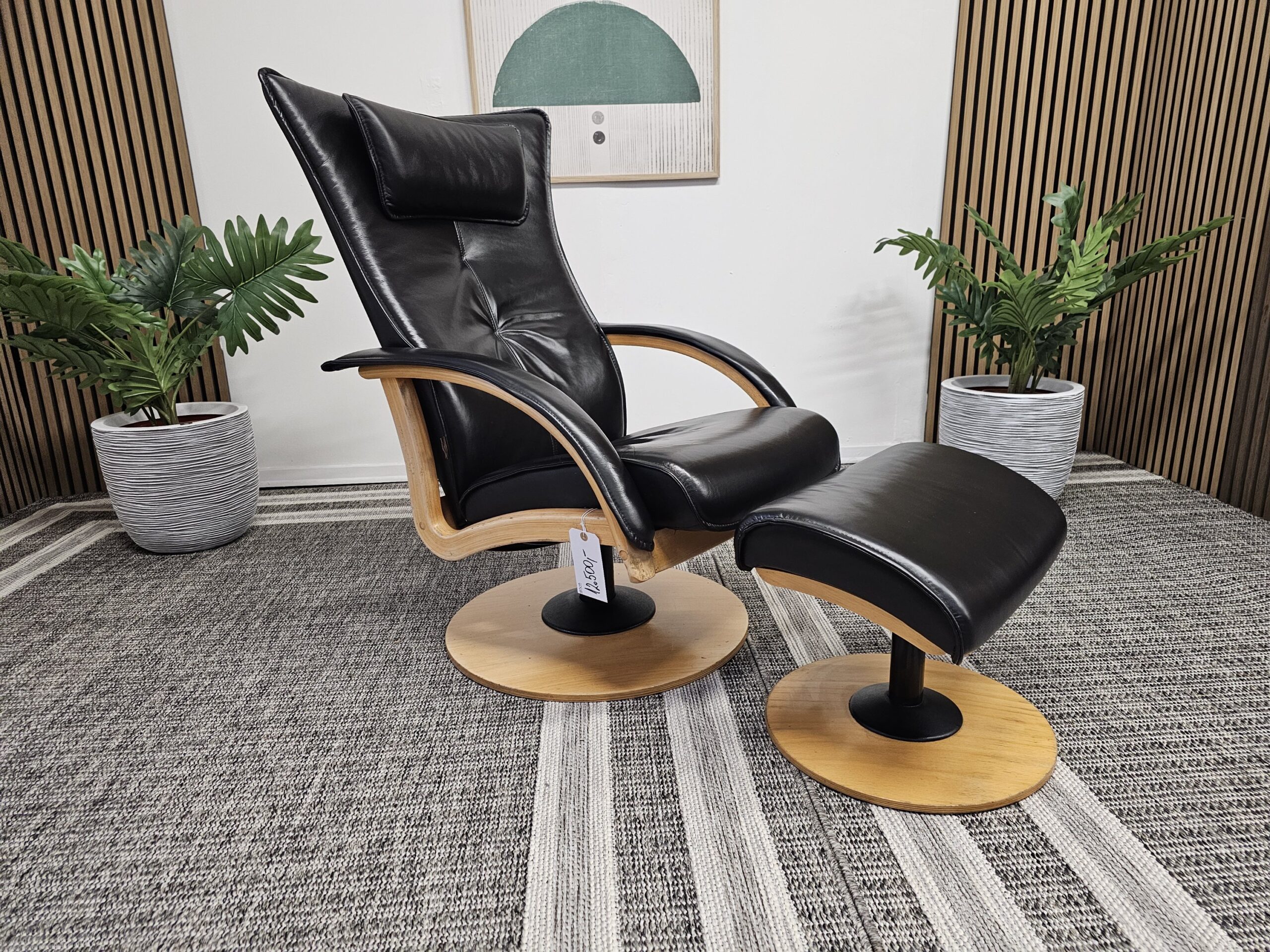 Brunstad Delta Swing lenestol med krakk - Bilde 13
