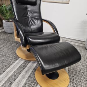 Brunstad Delta Swing lenestol med krakk - Bilde 4