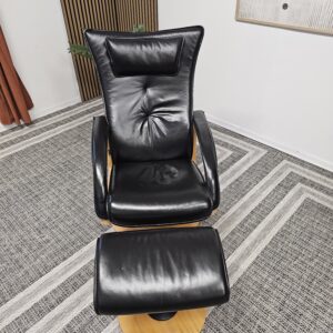Brunstad Delta Swing lenestol med krakk - Bilde 11