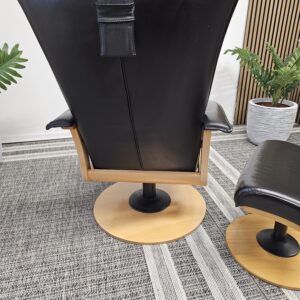 Brunstad Delta Swing lenestol med krakk - Bilde 10