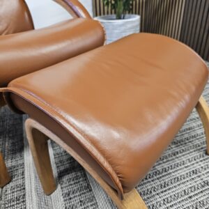 2 stk. Brunstad Delta Legend lenestoler med krakk - Bilde 20