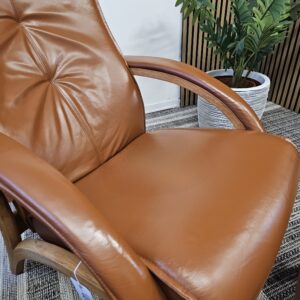 2 stk. Brunstad Delta Legend lenestoler med krakk - Bilde 6