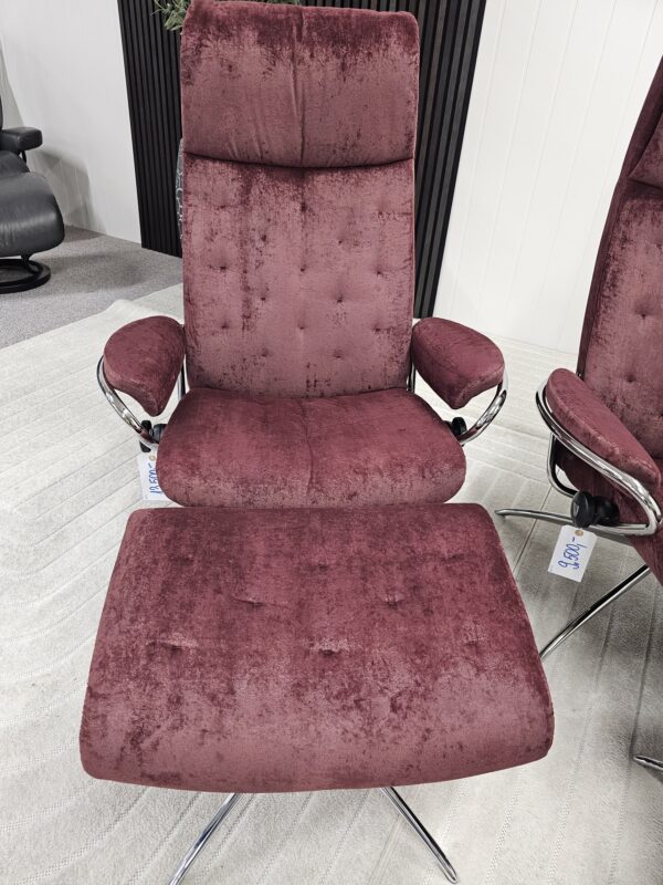 2 stk. Stressless London lenestoler med krakk