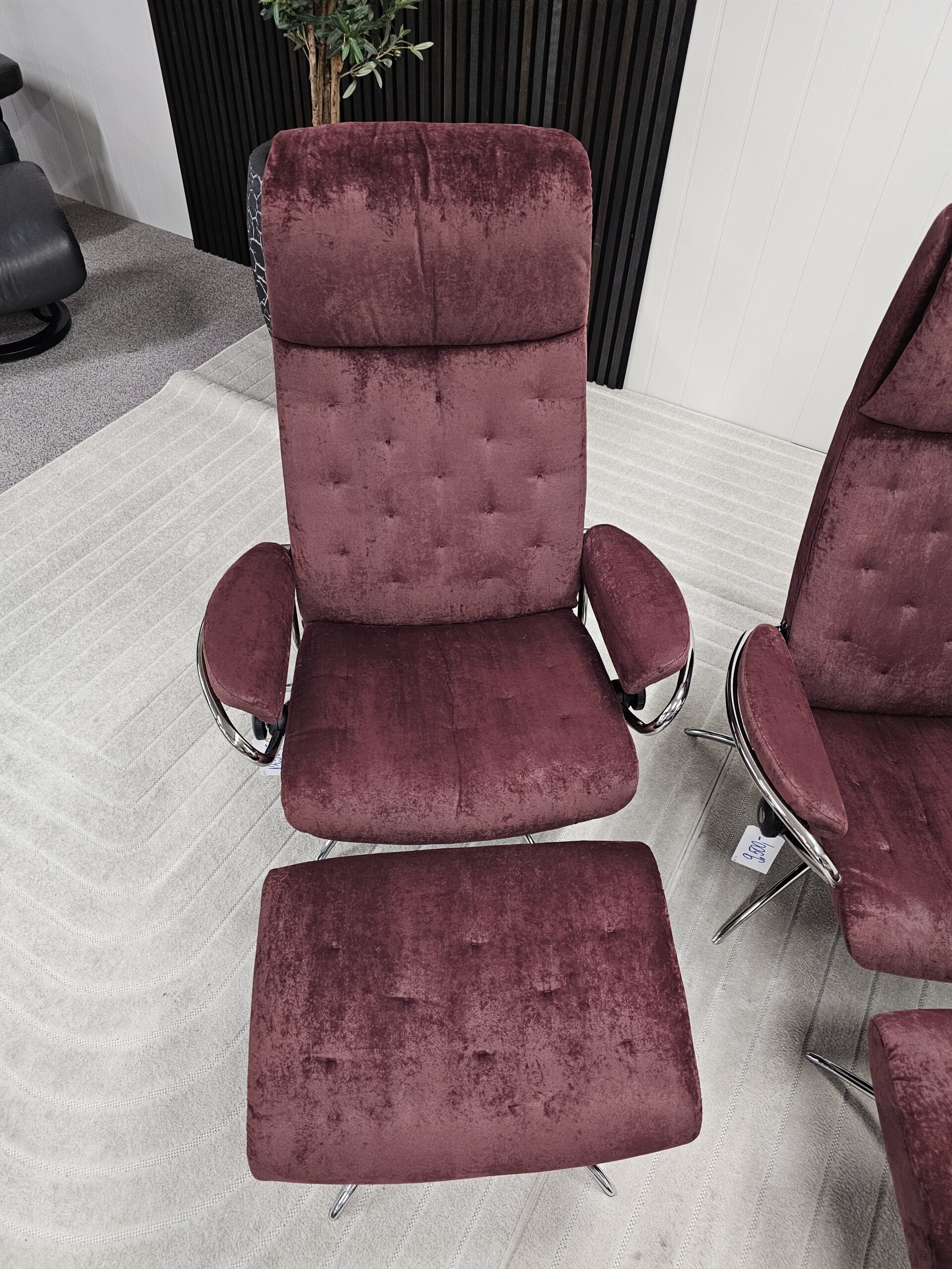2 stk. Stressless London lenestoler med krakk - Bilde 13