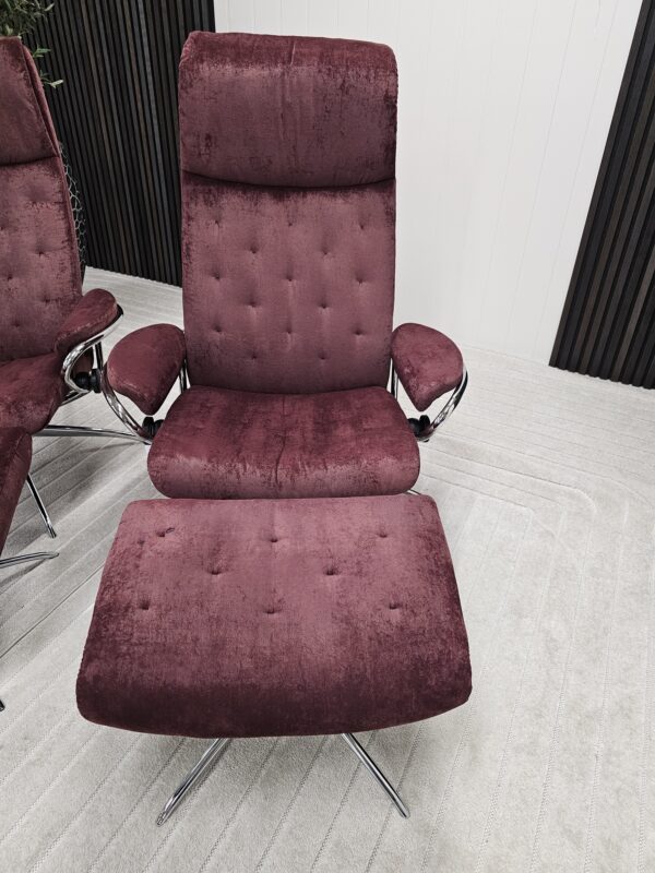 2 stk. Stressless London lenestoler med krakk