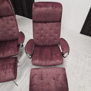2 stk. Stressless London lenestoler med krakk - Bilde 10
