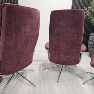 2 stk. Stressless London lenestoler med krakk - Bilde 5
