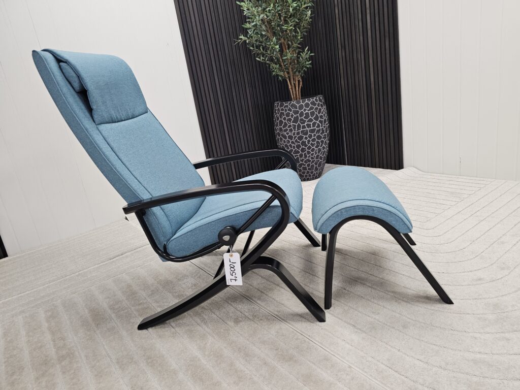 Stressless James lenestol med krakk