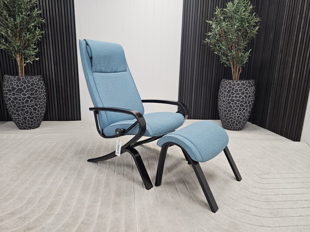 Stressless James lenestol med krakk