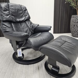 3 stk. Stressless Reno lenestoler med krakk - Bilde 7