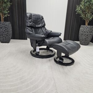 3 stk. Stressless Reno lenestoler med krakk - Bilde 3