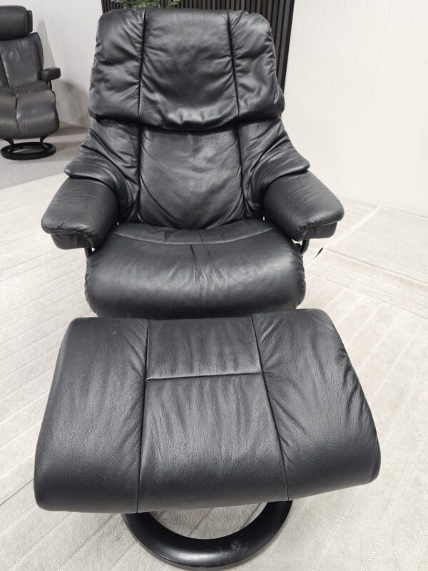 3 stk. Stressless Reno lenestoler med krakk