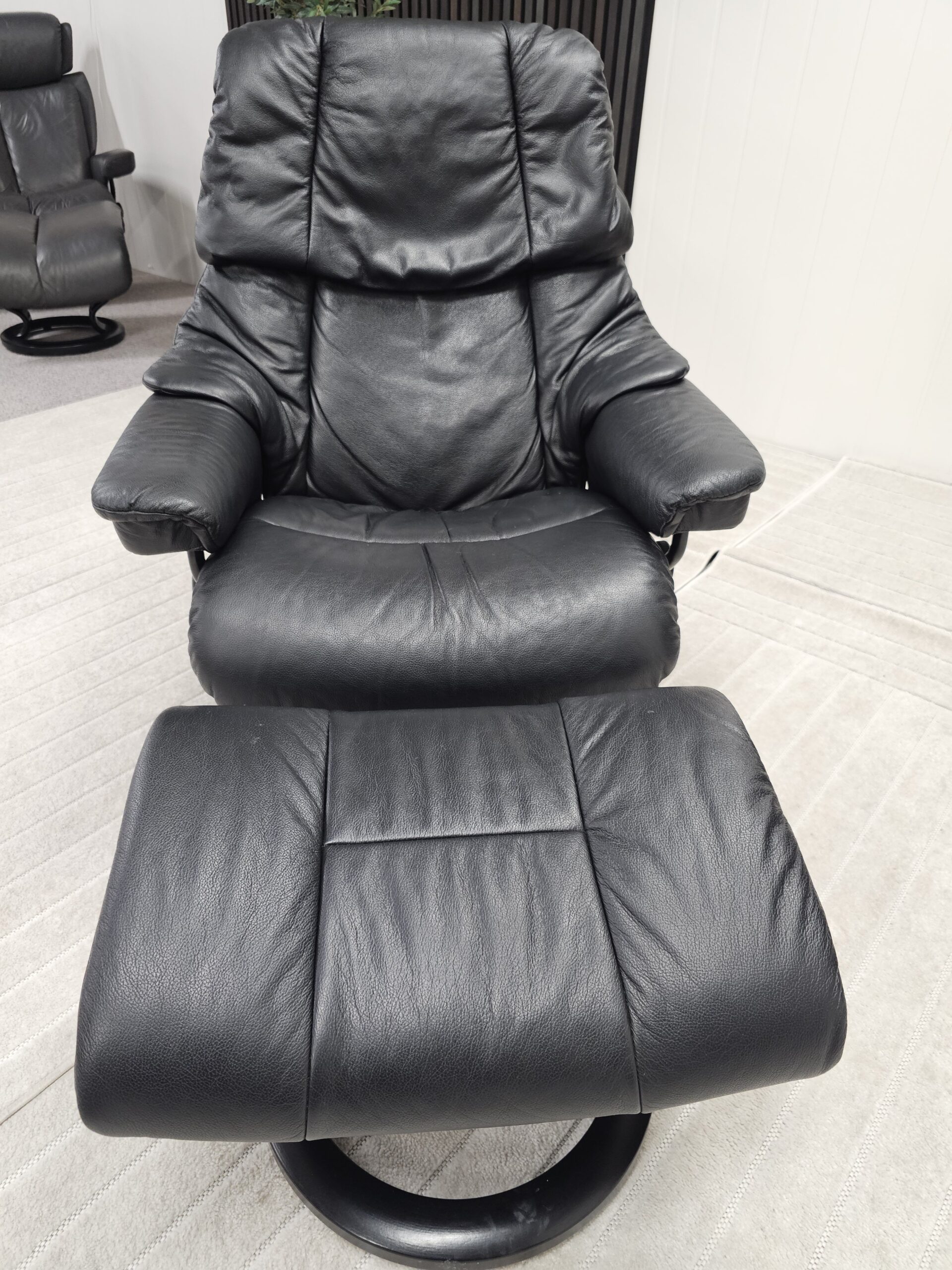 3 stk. Stressless Reno lenestoler med krakk - Bilde 14