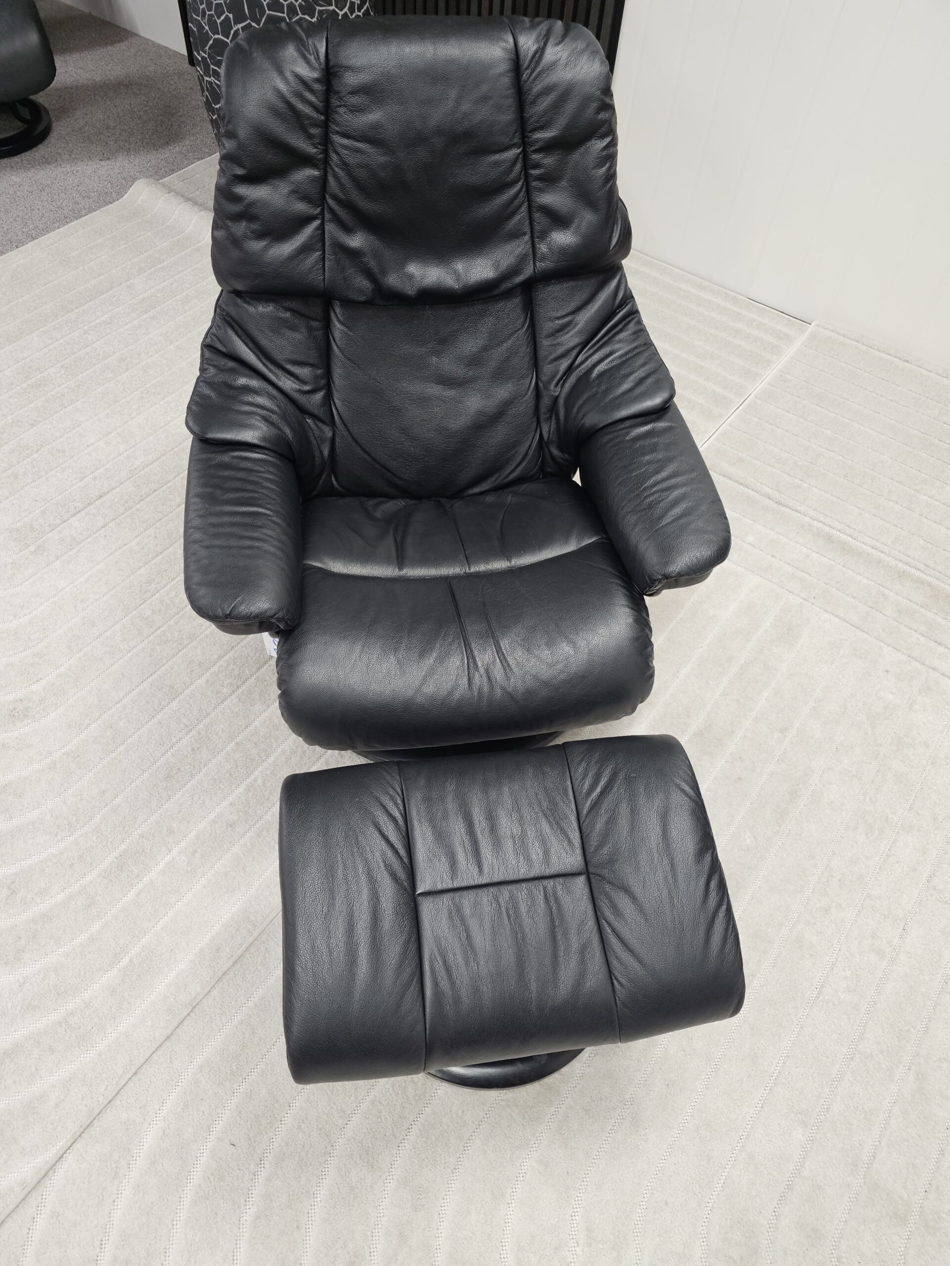 3 stk. Stressless Reno lenestoler med krakk - Bilde 10