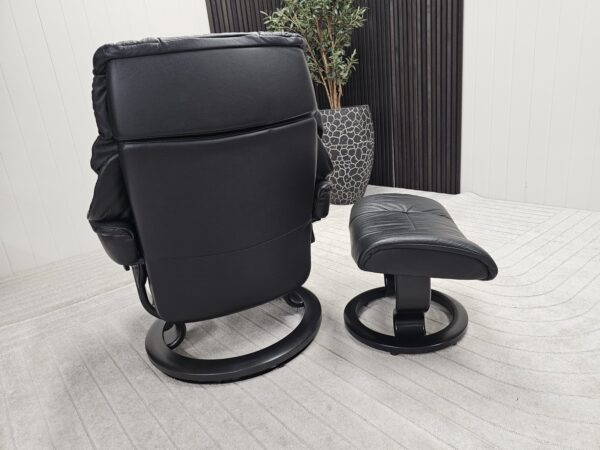 3 stk. Stressless Reno lenestoler med krakk
