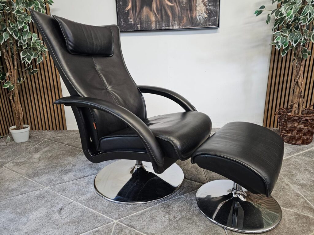 2 stk. Brunstad Delta Swing lenestol m/krakk