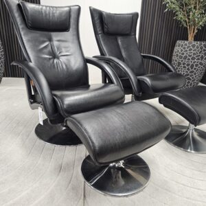 2 stk. Brunstad Delta Swing lenestol m/krakk