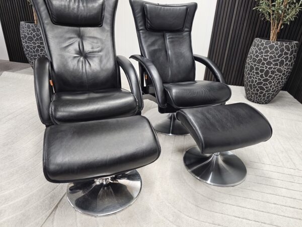 2 stk. Brunstad Delta Swing lenestol m/krakk