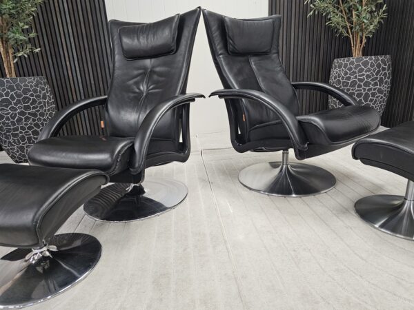 2 stk. Brunstad Delta Swing lenestol m/krakk