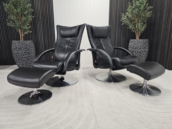2 stk. Brunstad Delta Swing lenestol m/krakk