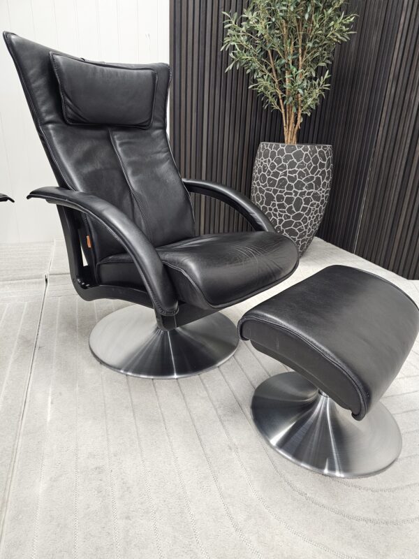 2 stk. Brunstad Delta Swing lenestol m/krakk