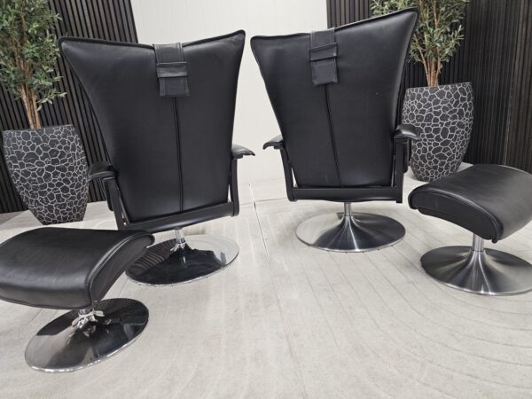 2 stk. Brunstad Delta Swing lenestol m/krakk