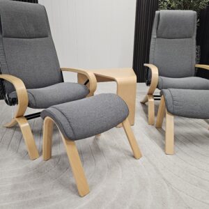 2 stk. Stressless James lenestol m/krakk og bord - Bilde 9