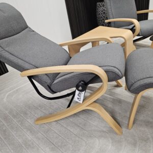 2 stk. Stressless James lenestol m/krakk og bord - Bilde 5