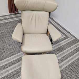 Ikonisk Stressless Jazz Signature lenestol med krakk - Bilde 13