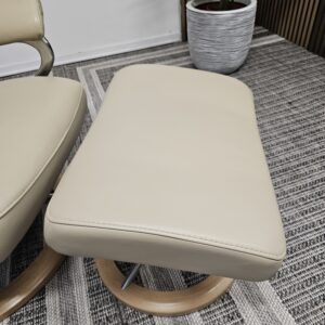 Ikonisk Stressless Jazz Signature lenestol med krakk - Bilde 15