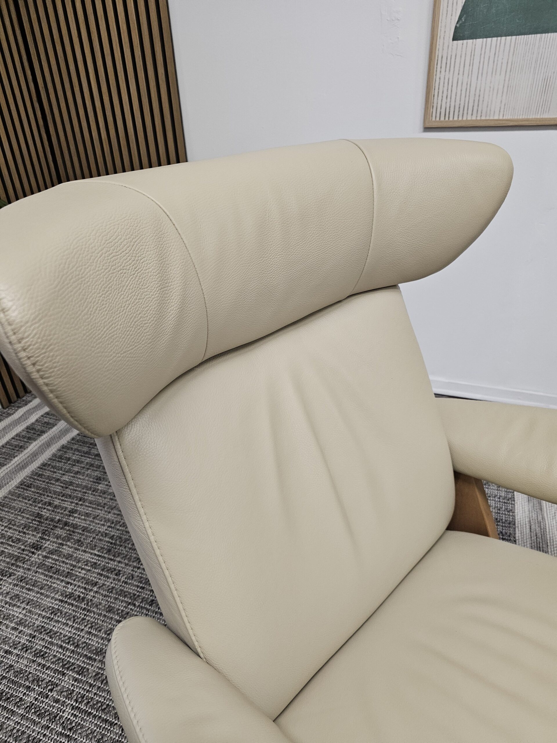 Ikonisk Stressless Jazz Signature lenestol med krakk - Bilde 9